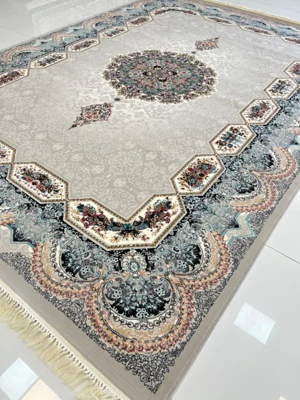قالیچه ۴ متری سیرنگ کاشان ۷۰۰ شانه 